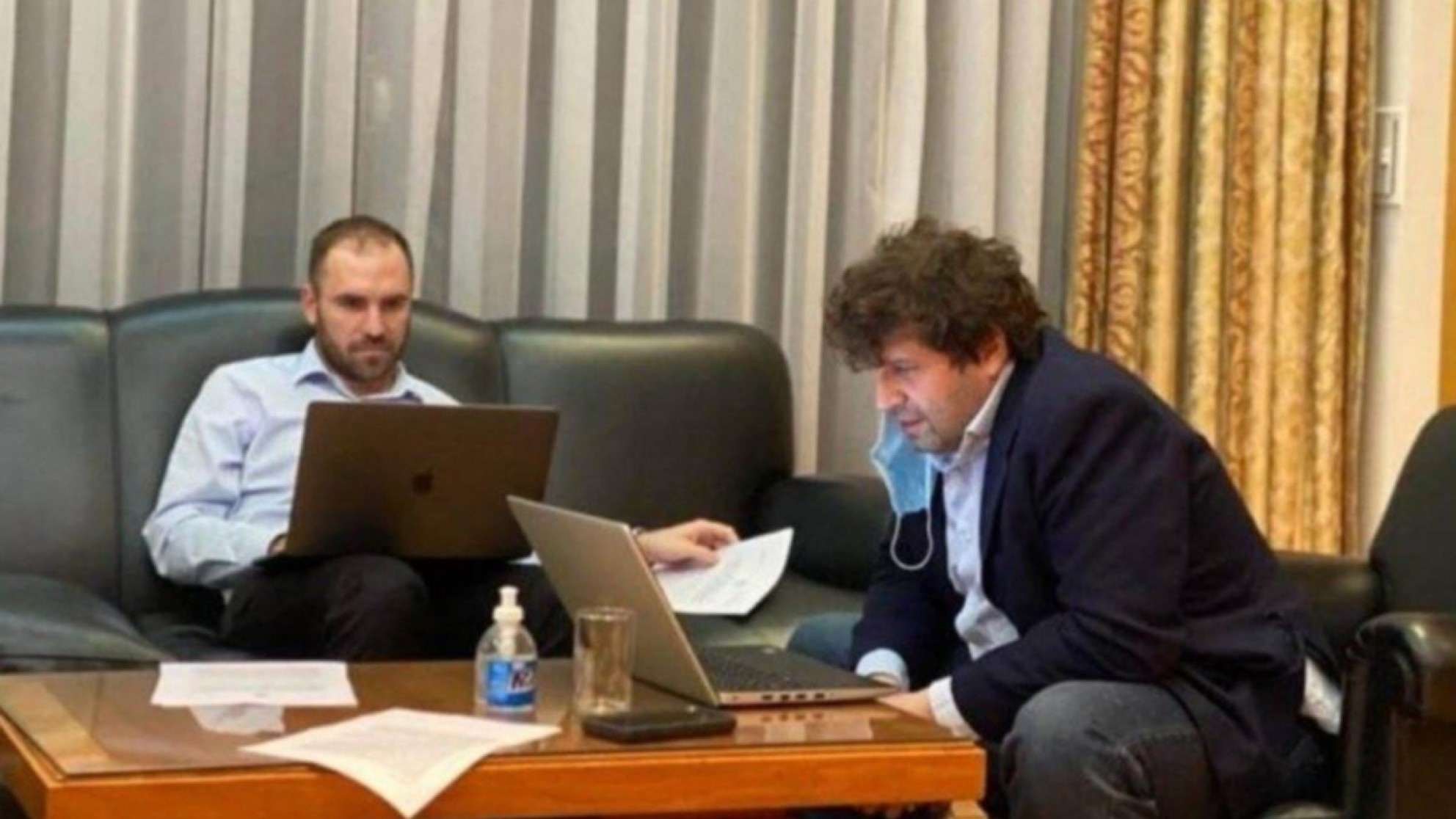 Guzmán y Chodos mantuvieron un contacto virtual con el director de Estados Unidos en el FMI